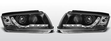 Koplampen LED DRL | geschikt voor Skoda Fabia 1999-2008 | zw, Verzenden, Nieuw, Skoda