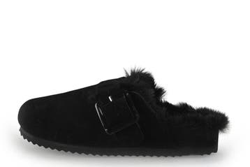 Birkenstock Pantoffels in maat 38 Zwart, Kleding | Dames, Verzenden, Zwart, Zo goed als nieuw, Pantoffels of Sloffen