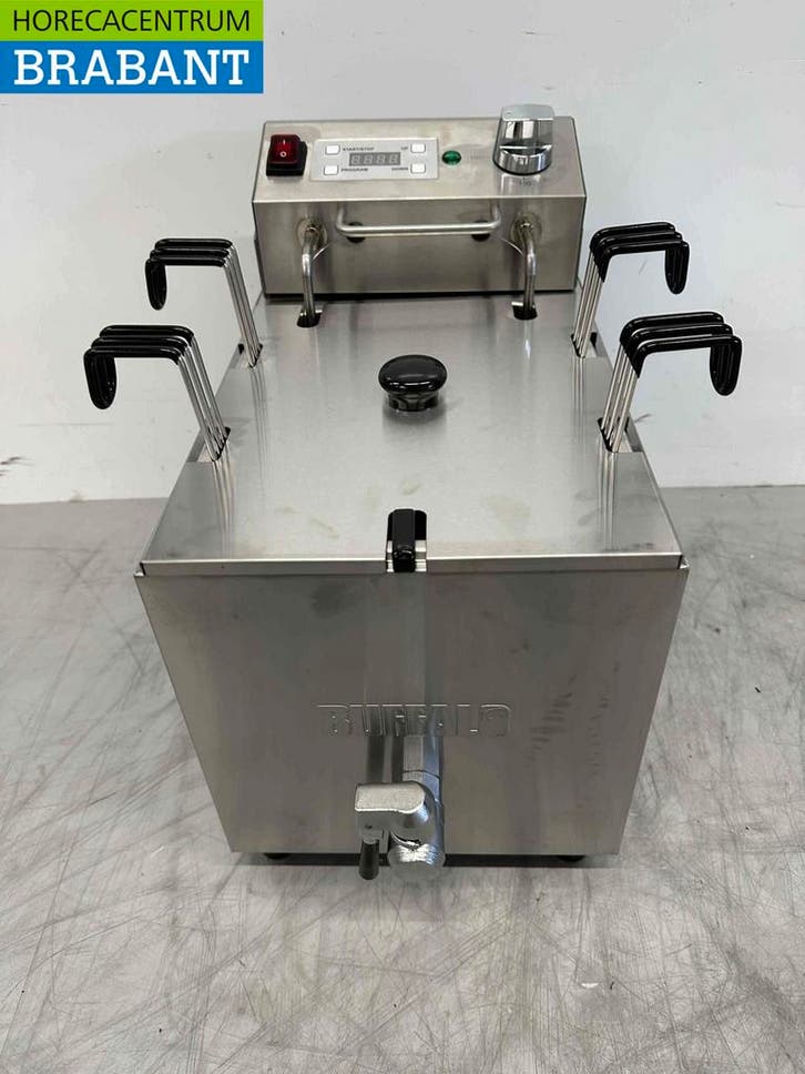 Cuiseur de pâtes Buffalo en acier inoxydable digital 8, Articles professionnels, Horeca | Autre, Envoi