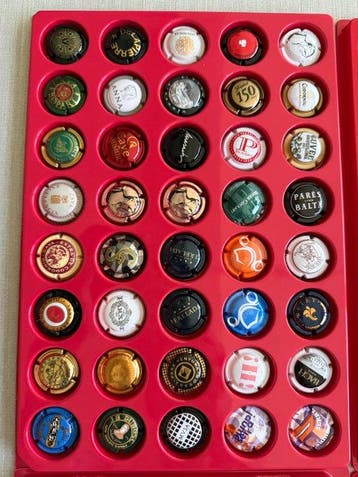 Collection de capsules de champagne - capsules de cava