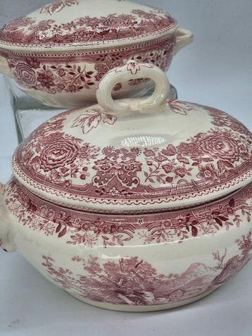 Villeroy & Boch Mettlach – Terrinen-Set – Porzellan mit
