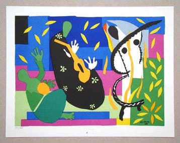Henri Matisse (1869-1954) - Tristesse du Roi - Lithograph