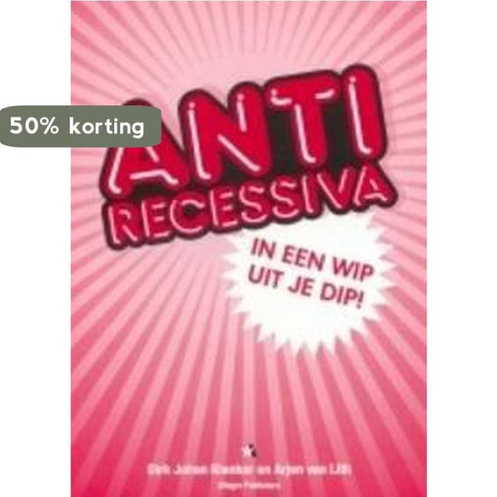 ANTI RECESSIVA IN WIP UIT DIP 9789060976609 D.J. Klanker, Boeken, Stripverhalen, Zo goed als nieuw, Verzenden