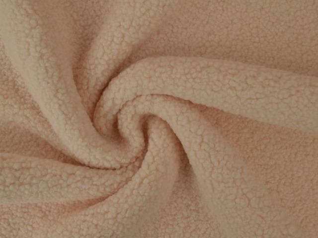 10 meter teddy bont - champagne - Bouclé stoffen, Hobby & Loisirs créatifs, Tissus & Chiffons, Envoi