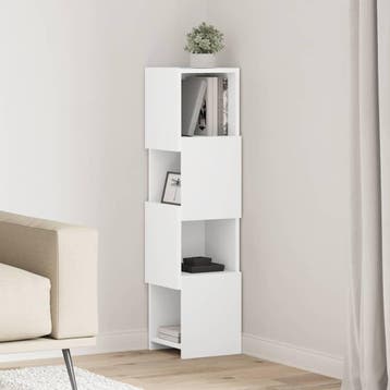vidaXL Hoekkast 25,5x25x102cm Bewerkt hout, Verzenden