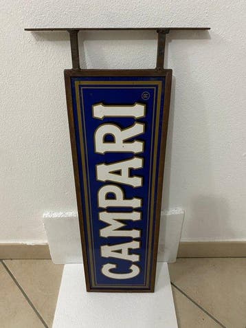 campari - Assiette murale - insegna a muro campari - Fer