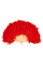 Waaier Luxe Rood Fan Veertjes Dons Rode Handwaaier Vouwwaaie, Kleding | Dames, Carnavalskleding en Feestkleding, Ophalen of Verzenden