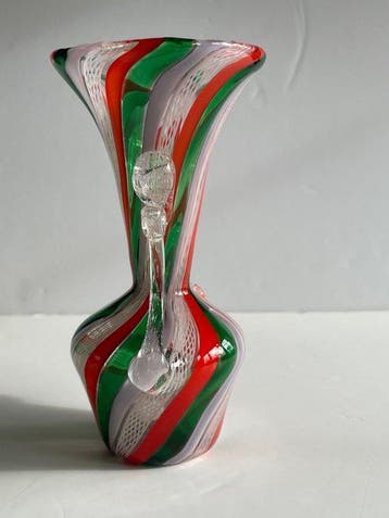 Murano Glassworks – Multicoloured Zanfirico and Ribbon-Glass