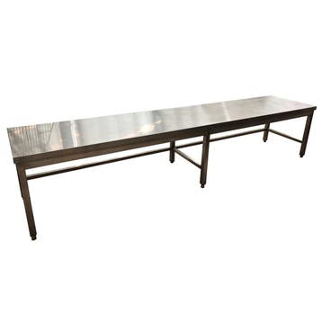 RVS Werktafel 2900x600x580 mm gebruikt, Ophalen of Verzenden