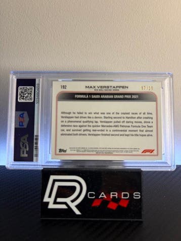 2022/23 Topps Chrome F1 Max Verstappen Saudi Arabia GP, Verzamelen, Nieuw