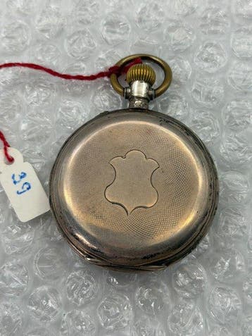 Antique - 800 Silver Pocket Watch – Georg Rauch Darmstadt -