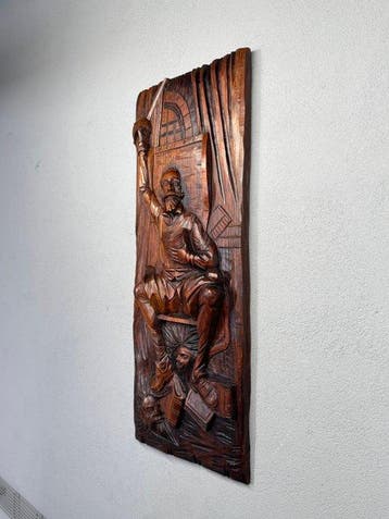 Decoratief ornament - Nederland - wandreliëf – Don Quichot