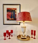 Tafellamp - Een vintage neoklassieke italiaanse tafellamp -