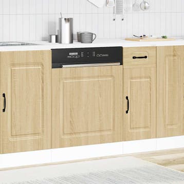 vidaXL Vaatwaspaneel Kalmar 60x1,5x57 cm bewerkt hout sonoma, Verzenden, Nieuw
