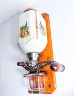 B.G manufacture porcelaine M.W - Koffiemolen - Hout,