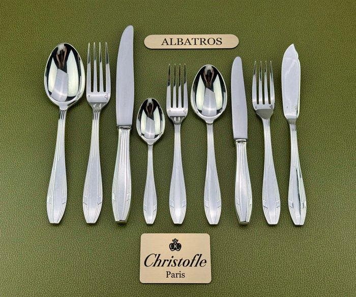 Christofle - Tafelservies voor 12 (115) - albatros -, Antiquités & Art, Antiquités | Meubles | Tables