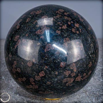 Zeldzame arfvedsoniet, toermalijn & granaat Sphere- 6369.66, Verzamelen