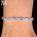 Tennisarmbanden met natuurlijke edelstenen Armband van