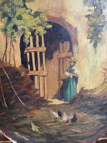 Francesco Paolo Diodati (1864-1940), Attr. - Scena di