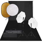 vidaXL Fotostudioset met verlichtingsset, achtergrond en, Verzenden, Nieuw