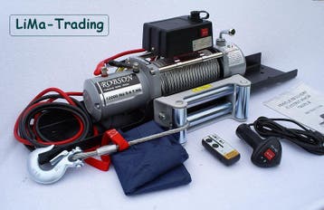 ROBSON 12000 lbs 5.4T snelloper 12v + accessoires + montagep, Ophalen of Verzenden, Nieuw