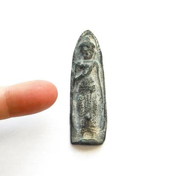 Oud-Indochinese Gemengd metaal XS Wandelende Boeddha
