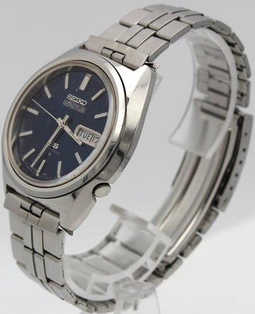 Seiko - 5 ACTUS Automatic Blue Dial Watch - Zonder