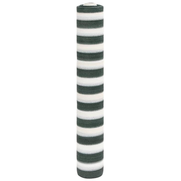 vidaXL Privacynet 150 g/m² 1,5x10 m HDPE groen en wit, Jardin & Terrasse, Parasols, Envoi