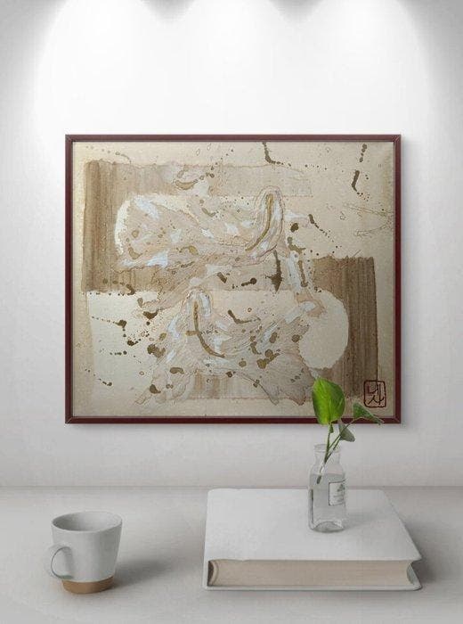 The flow of life (Koi) - Vanessa (Kazhanko) - Polen, Antiek en Kunst, Antiek | Overige Antiek