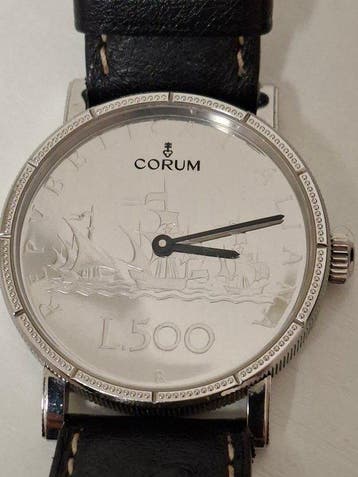 Corum - Artisans Coin Watch Tribute to Lira — 500 Lire