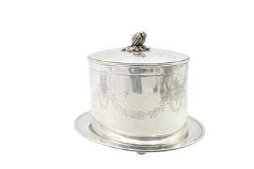 Doos - .916 (88 Zolotniki) zilver - Theedoos GROOT