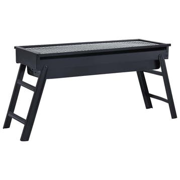 vidaXL Campingbarbecue draagbaar 60x22,5x33 cm roestvrij, Verzenden, Nieuw
