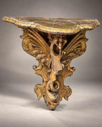 Wandrek - gegraveerd hout, Goud - Eind 19e eeuw