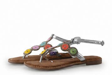 Lazamani Sandalen in maat 38 Zilver, Overige kleuren, Verzenden, Lazamani, Sandalen of Muiltjes