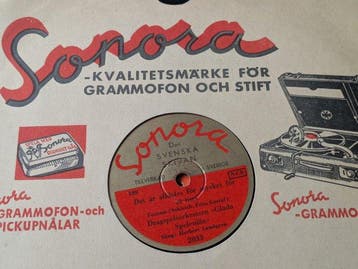 Lot van 18 Zweedse 78-toerenplaten – Harry Brandelius,, Nieuw in verpakking