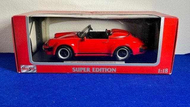 Maisto 1:18 - Modelauto - Porsche 911 Speedster (1989) -, Hobby en Vrije tijd, Modelauto's | 1:5 tot 1:12