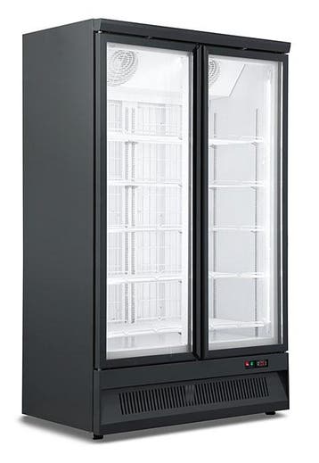 Koelkast 2 Glasdeuren Svo-1000R, Verzenden
