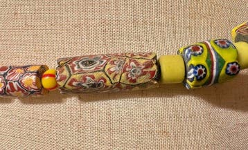 Halsketting - Ghana - Antiek Murano Millefiori (Zonder, Antiek en Kunst