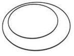 Metalen ring Goud gelakt 50 cm per stuk, Nieuw