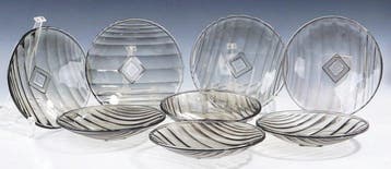 Glasfabriek Leerdam - A.D. Copier - Schaal (8) - Nederland •