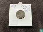 Nederland 25 cents 1897, Verzenden, 5 cent, Losse munt, Goud