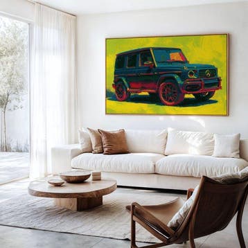 Iconica - Pop Art G-Wagon - Unique 1/1 XXL (100x150 cm)