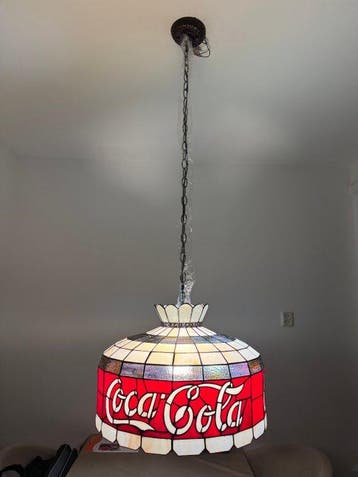 Extravagante XXL Tiffany stijl hanglamp - CEILING COLA, Antiek en Kunst