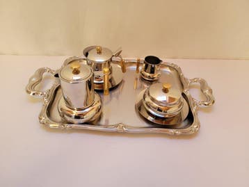 service à café italien LAVAZZA plateau ALESSI -