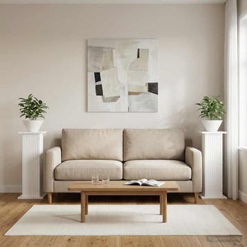 vidaXL Plantenstand 2 st Wit 30,5 x 30 x 80,5 cm Bewerkt, Verzenden