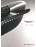 2008 ASTON MARTIN RANGE MEDIA BROCHURE ENGELS, Nieuw