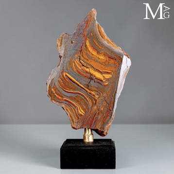 Levendig australisch Tiger Iron met gouden chatoyantie en, Verzamelen
