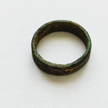 Bactrien, Asiatique occidental Bronze Bijou archaïque en