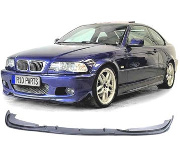 SPOILER LAME AVANT BMW E46 COUPE CABRIO 99-06 LOOK M NOIR BR, Verzenden, Nieuw