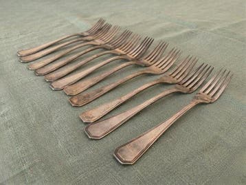 Christofle - Luc Lanel - Vork (11) - Legering